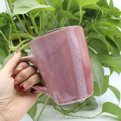 Großhandel Farbe Glasierte Matte Porzellan Kaffeetasse